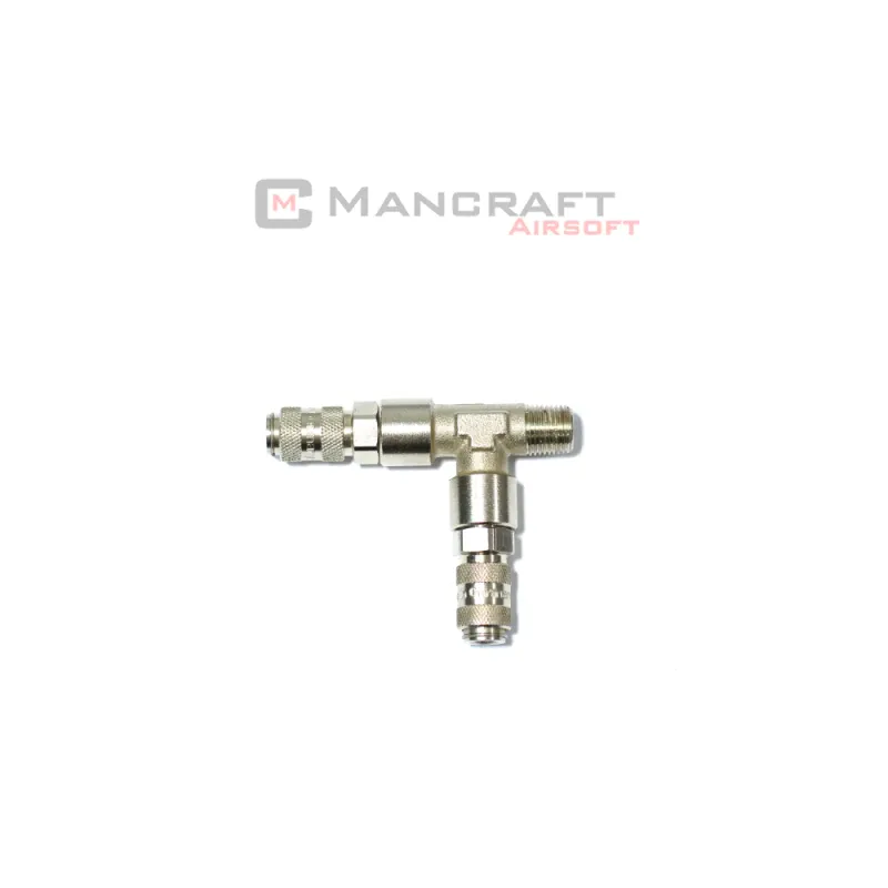 Adaptateur 3 voies micro QD / micro QD / 1/8"