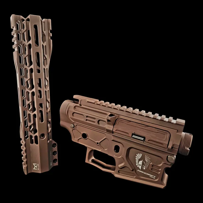 Mancraft CNC M4 Tactical · Receiver et handguard V4 Tan Brown