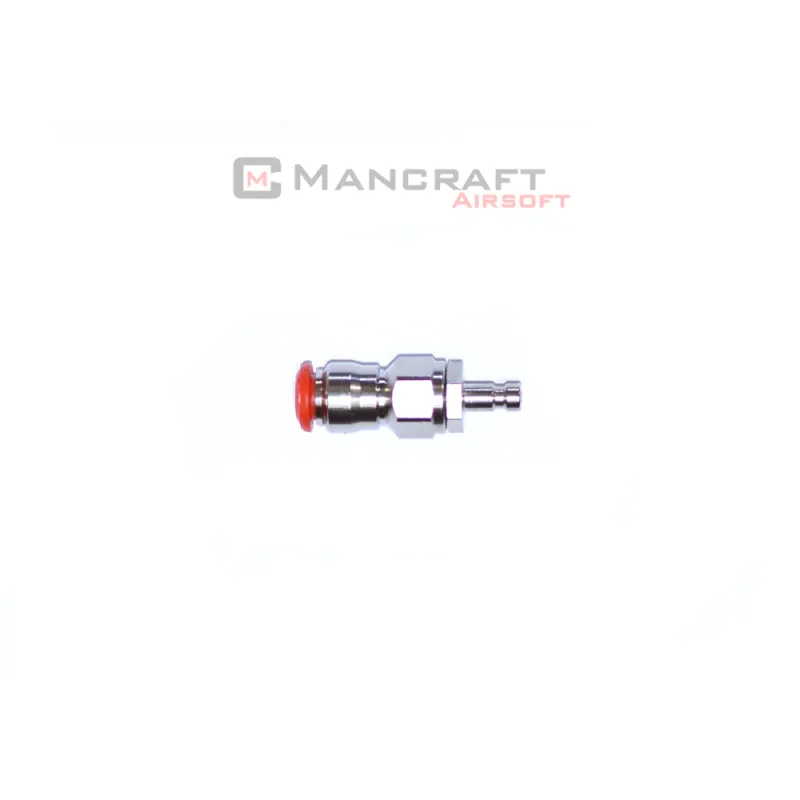 Raccord micro QD mâle vers plug-in 6 mm pour PDiK