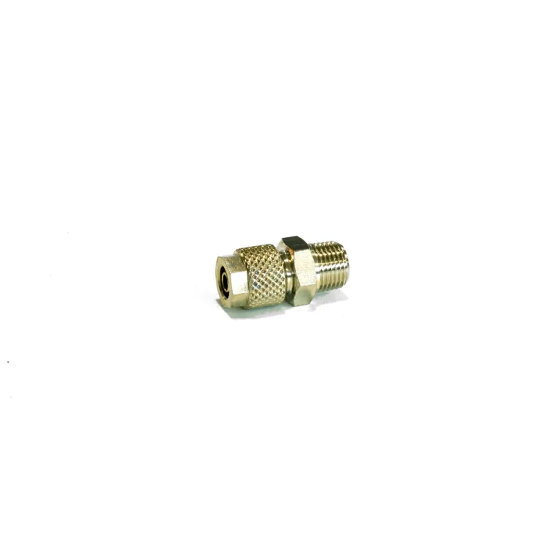 Raccord 1/8" NPT avec écrou pour tuyau de 6 mm