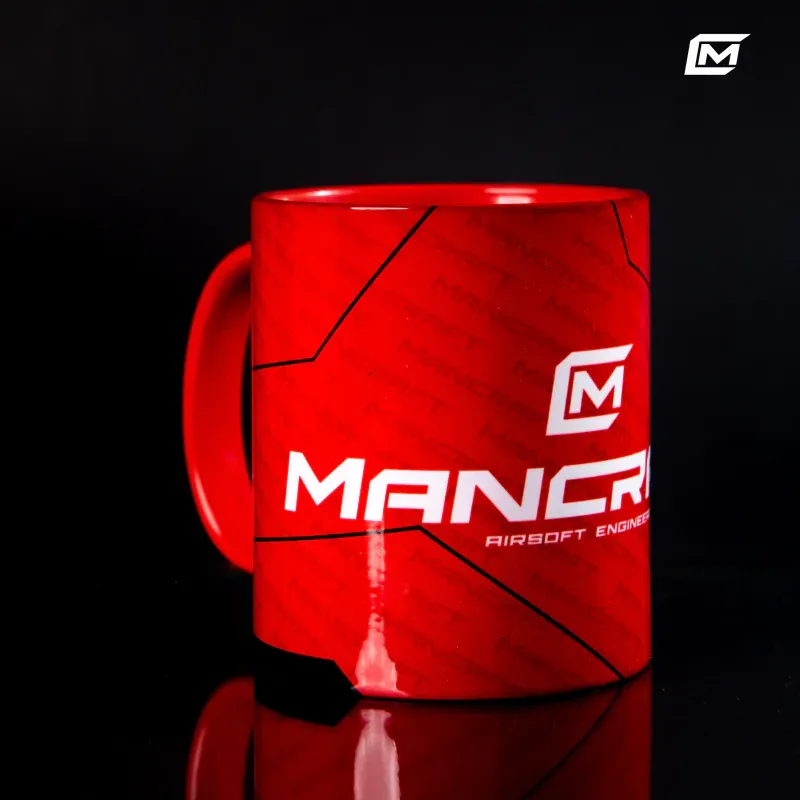 Mug céramique Mancraft rouge 330 ml
