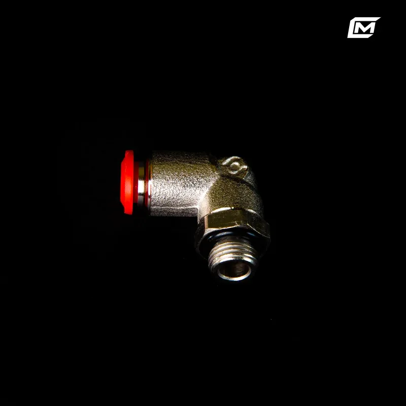 Raccord plug-in coudé 6 mm / G1/8"