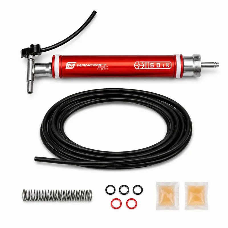 Mancraft SDiK, contenu du kit avec ligne HPA 4 mm et accessoires